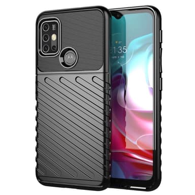SKALO Moto G30 Armor Thunder Skal - Svart