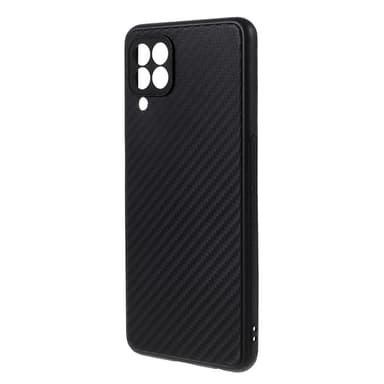 SKALO Samsung A22 4G Carbon Fiber TPU-skal - Svart