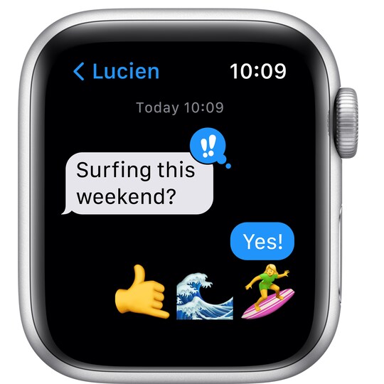 Apple Watch SE 40 mm GPS (Silver Alu/Abbys Blue sportband)