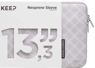 KEEP 13.3" Neoprene sleeve (sleeve sand tartan)