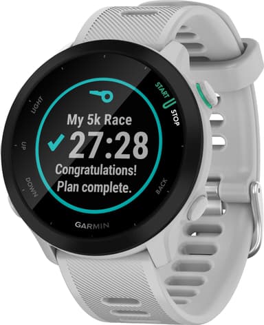 Garmin Forerunner 55 GPS sportklocka (vit)