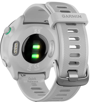 Garmin Forerunner 55 GPS sportklocka (vit)
