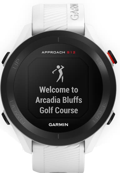 Garmin Approach S12 GPS golfklocka (vit)