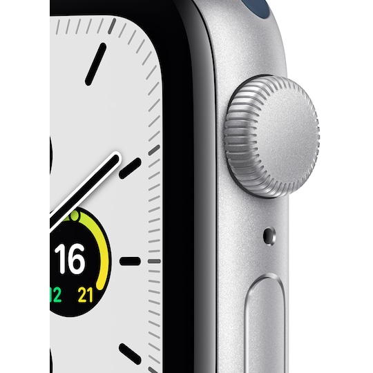Apple Watch SE 40 mm GPS (Silver Alu/Abbys Blue sportband)