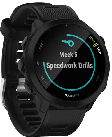 Garmin Forerunner 55 GPS sportklocka (svart)