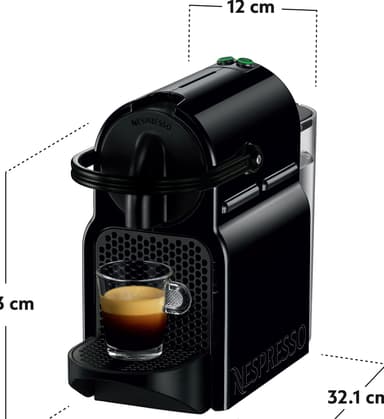 NESPRESSO® Inissia Kaffemaskin av DeLonghi, Svart