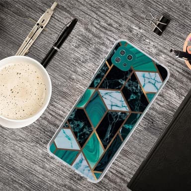SKALO Samsung A22 5G Marmor TPU-skal - Motiv 1