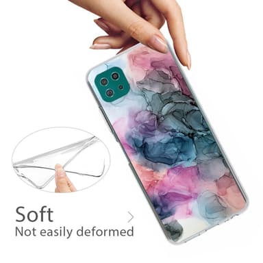 SKALO Samsung A22 5G Marmor TPU-skal - Motiv 4
