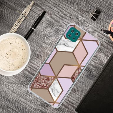 SKALO Samsung A22 5G Marmor TPU-skal - Motiv 3