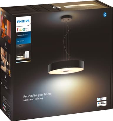 Philips Hue Fair svart pendellampa