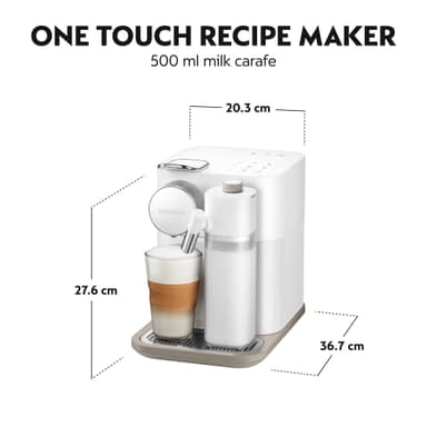 NESPRESSO® Gran Lattissima kaffemaskin av Nespresso, Vit