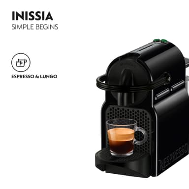 NESPRESSO® Inissia Kaffemaskin av DeLonghi, Svart