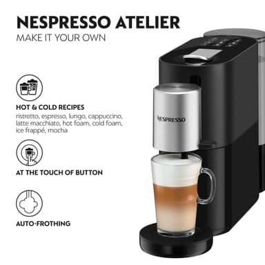 NESPRESSO® Atelier kaffemaskin av Krups, Svart