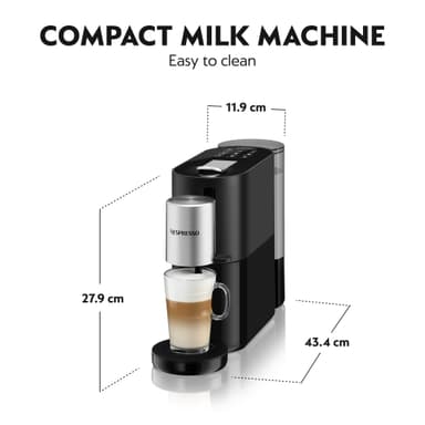 NESPRESSO® Atelier kaffemaskin av Krups, Svart