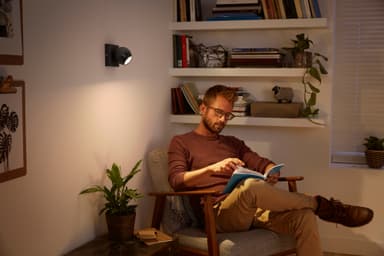 Philips Hue Buckram svart spotlight