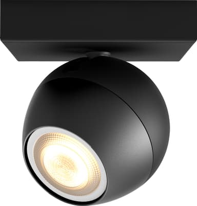 Philips Hue Buckram svart spotlight