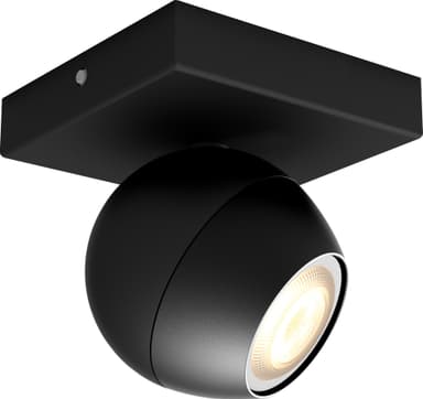 Philips Hue Buckram svart spotlight