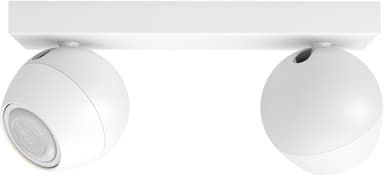 Philips Hue Buckram vit spotlight 2x5W