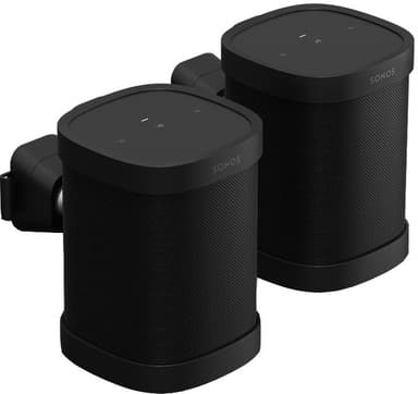 Sonos One väggfäste 2-pack (svart)