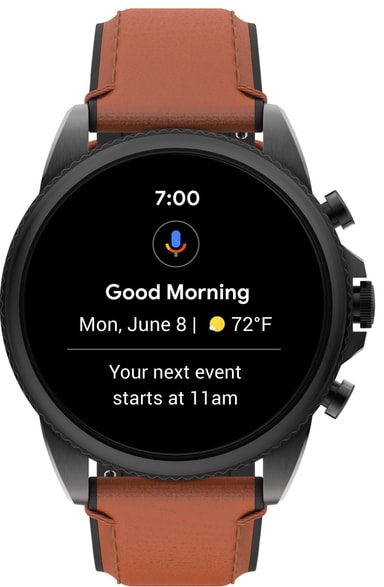 Fossil Gen 6 smartwatch (brown leather 