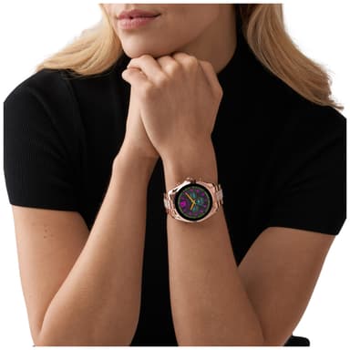 Michael Kors Gen 6 Bradshaw smartwatch 44mm (bedazzled rose gold-tone)