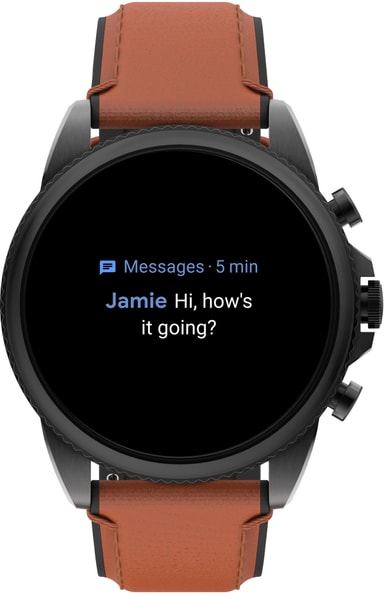 Fossil Gen 6 smartwatch (brown leather 