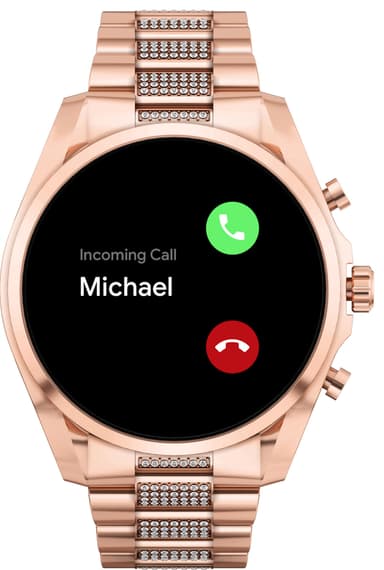 Michael Kors Gen 6 Bradshaw smartwatch 44mm (bedazzled rose gold-tone)