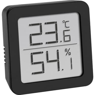 TFA Dostmann Termo-/Hygrometer Svart