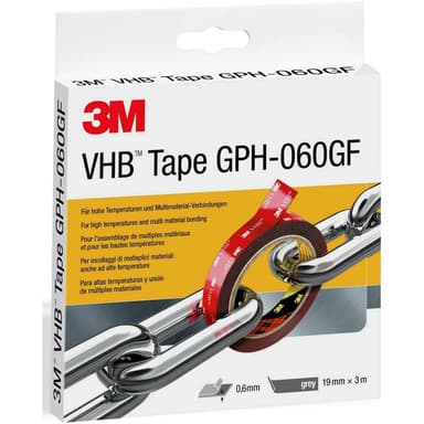 3M GPH-060F19-3 Tejp Grå (L x B) 3 m x 19 mm 1 st