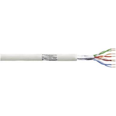 LogiLink CPV007 Nätverkskabel CAT 5e SF/UTP 4 x 2 x 0.205 mm² Grå 100 m