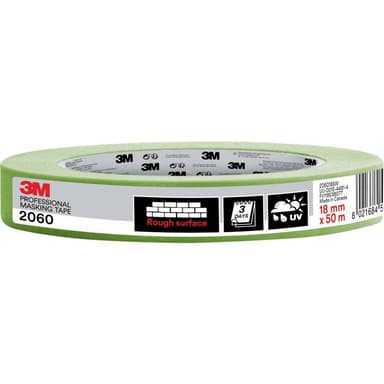3M PT206018 Målartejp 3M™ 2060 Ljusgrön (L x B) 50 m x
