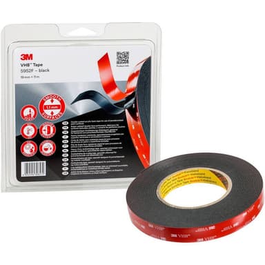 3M 5952F/IPS Tejp Svart (L x B) 11 m x 19 mm 1 st