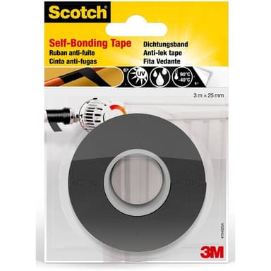 3M 4704 Repareringstejp Svart (L x B) 3 m x 25 mm 1 st