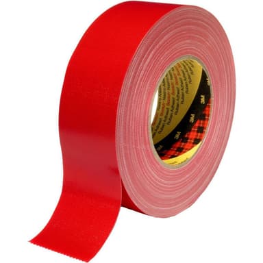 3M 389R100 Tygtejp Röd (L x B) 50 m x 10 cm 1 st