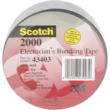 3M Scotch 2000 SCOTCH2000 PVC-tejp Scotch® 2000 Grå (L x B) 46 m x 50 mm 1 st