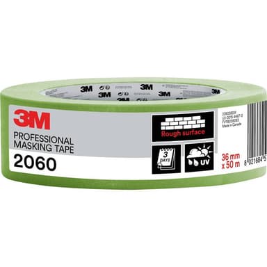 3M PT206036 Målartejp 3M™ 2060 Ljusgrön (L x B) 50 m x