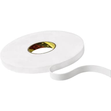3M 9508W 9508W12 Dubbelsidiga tejp 9508W Vit (L x B) 66 m x 12 mm 1 st