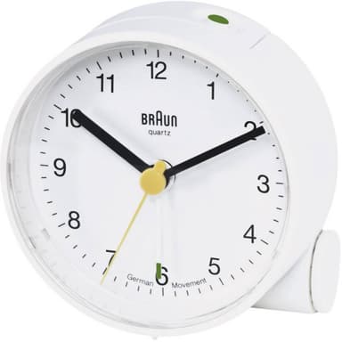 Braun 66004 Kvarts Väckarklocka Vit Larmtider 1