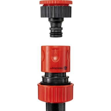 TOOLCRAFT TO-6897042 13 mm 1/2 tum 1 st Svart