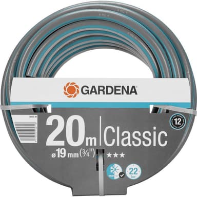 GARDENA 18022-20 19 mm 3/4-tums 20 m Grå, Blå