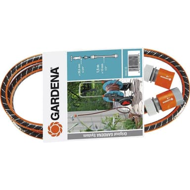 GARDENA 18040-20 13 mm 1/2 tum 1.5 m Svart, Orange