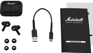 Marshall Motif A.N.C true wireless in-ear hörlurar (svart)
