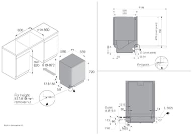 Asko diskmaskin DBI8237W1 (vit)