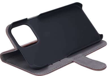 Gear iPhone 13 Pro Max plånboksfodral (nubuck brun)