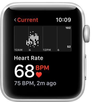 Apple Watch Series 3 42 mm (vitt sportband)