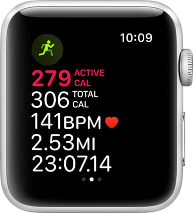 Apple Watch Series 3 42 mm (vitt sportband)