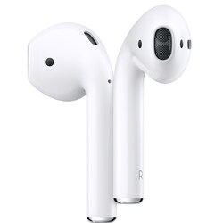 Apple AirPods (2019) trådlösa hörlurar med fodral