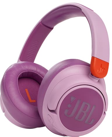 JBL Jr460NC trådlösa on-ear hörlurar (rosa)