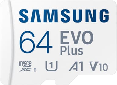 Samsung EVO Plus micro SD minneskort (64GB)