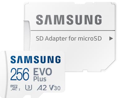 Samsung EVO Plus micro SD minneskort (256GB)